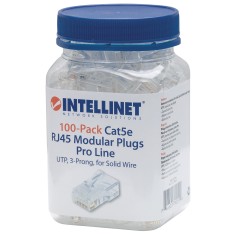 "Intellinet RJ45 Modular Plugs Pro Line 790512 - Premium Quality Ethernet Connectors for Reliable Network Performance"